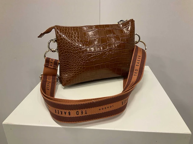 Ted baker - wxb-daraley - branded webbing imitation croc crossbody - afbeelding 3 van  3