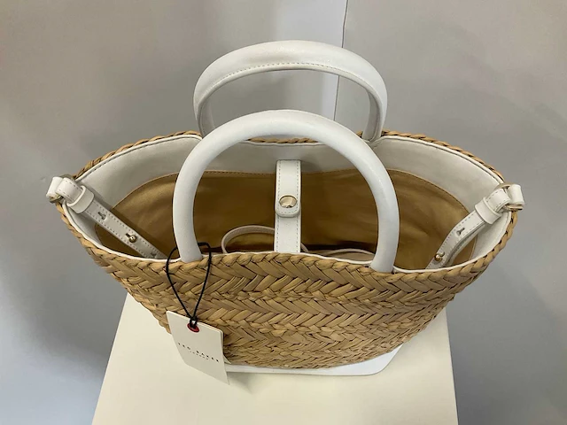 Ted baker - wxb-ivelie - medium raffia weave tote - afbeelding 3 van  4