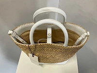 Ted baker - wxb-ivelie - medium raffia weave tote - afbeelding 3 van  4
