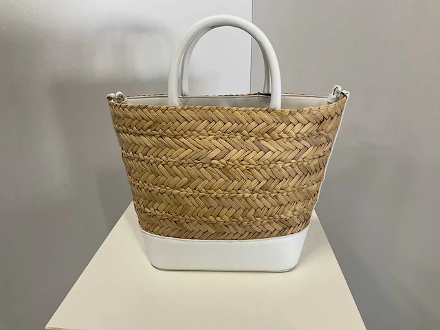 Ted baker - wxb-ivelie - medium raffia weave tote - afbeelding 4 van  4