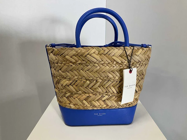 Ted baker - wxb-ivelie - medium raffia weave tote - afbeelding 1 van  4
