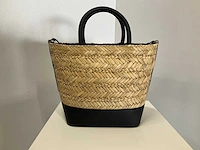 Ted baker - wxb-ivelie - medium raffia weave tote - afbeelding 4 van  4