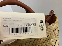 Ted baker - wxb-ivelie - medium raffia weave tote - afbeelding 2 van  4