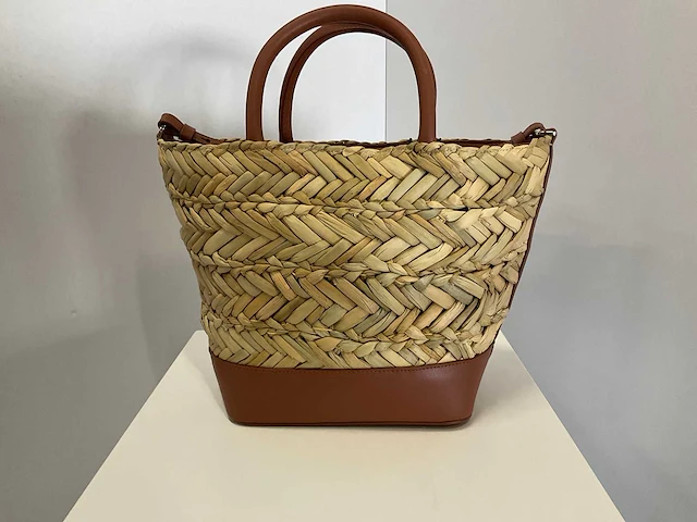 Ted baker - wxb-ivelie - medium raffia weave tote - afbeelding 4 van  4