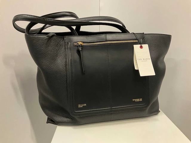 Ted baker - wxb-nish - soft grainy leather tote bag - afbeelding 1 van  4