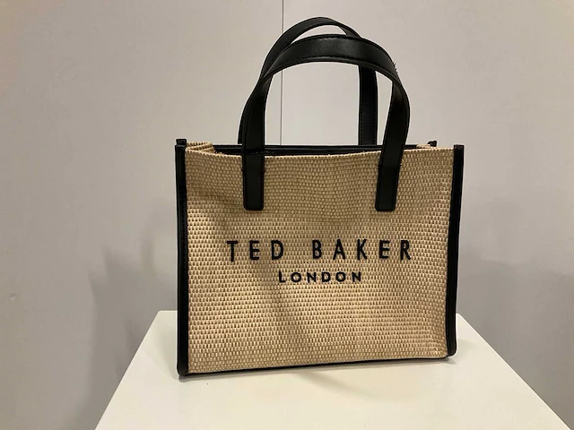 Ted baker - wxb-paolina - faux raffia small icon bag - afbeelding 1 van  4