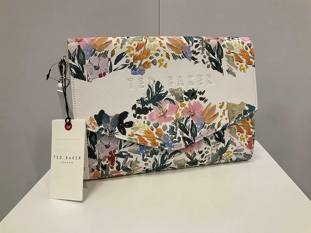 Ted baker - wxg-abbbi - painted meadow envelope clutch - afbeelding 1 van  3