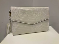 Ted baker - wxg-crocey - croc effect envelope pouch - afbeelding 1 van  3