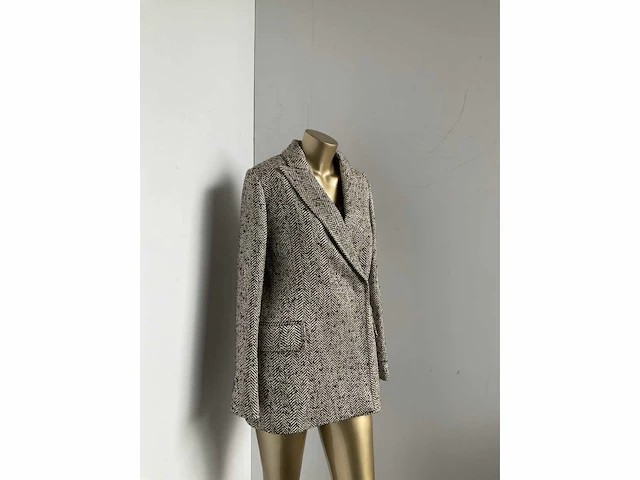 Ted baker wmo-felioh oversized double breasted blazer coat maat 4 - afbeelding 2 van  4