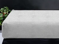 Teddy hoeslaken grijs 160 x 200cm - afbeelding 2 van  7