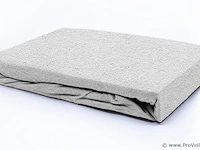 Teddy hoeslaken grijs 160 x 200cm - afbeelding 7 van  7