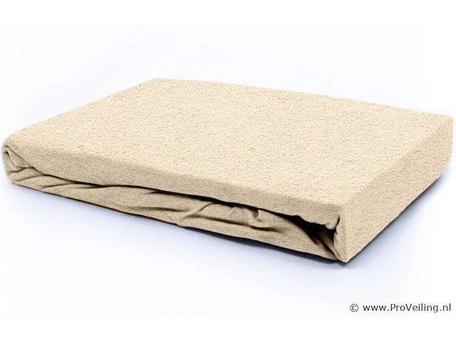 Teddy hoeslaken taupe 140 x 200cm - afbeelding 5 van  6