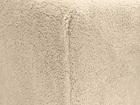 Teddy hoeslaken taupe 180 x 200cm - afbeelding 2 van  6