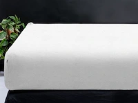 Teddy hoeslaken wit 180 x 200cm - afbeelding 1 van  7