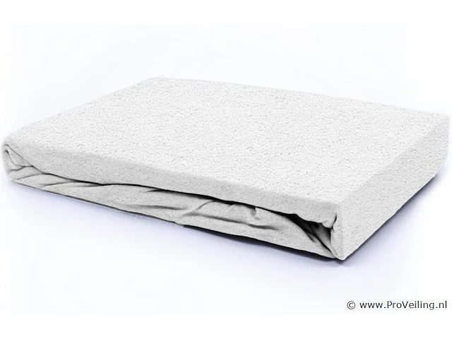 Teddy hoeslaken wit 180 x 200cm - afbeelding 7 van  7