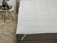 Teddy sherpa oplegmatras 140cm - afbeelding 3 van  3