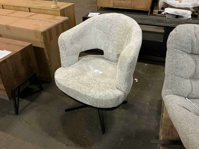 Teddy wit draaifauteuil - afbeelding 1 van  4