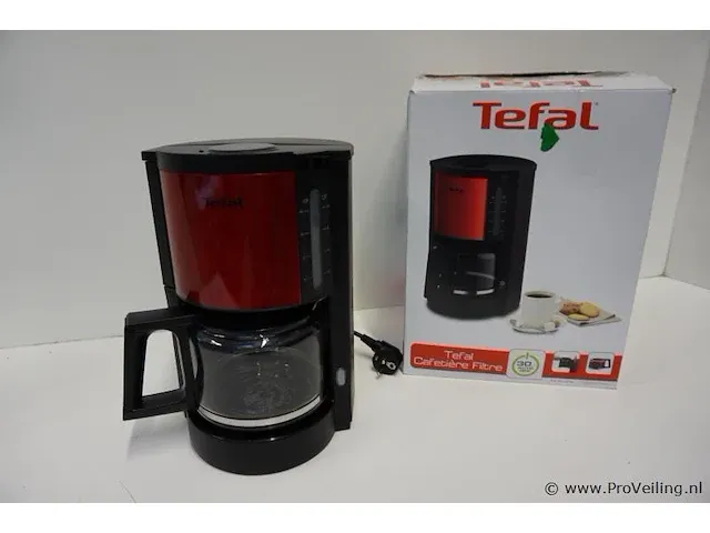 Tefal deluxe red wine cm310511 koffiezetter - afbeelding 1 van  2