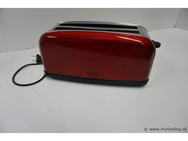 Tefal deluxe red wine tl330511 broodrooster (double long slot) - afbeelding 1 van  2