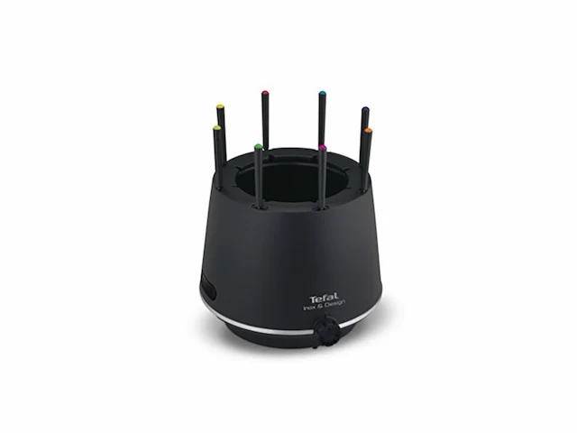 Tefal fonduestel zwart roestvrijstaal - afbeelding 1 van  4
