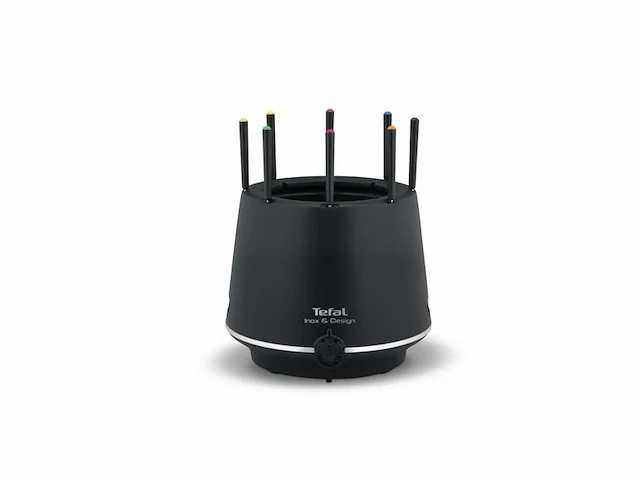 Tefal fonduestel zwart roestvrijstaal - afbeelding 2 van  4