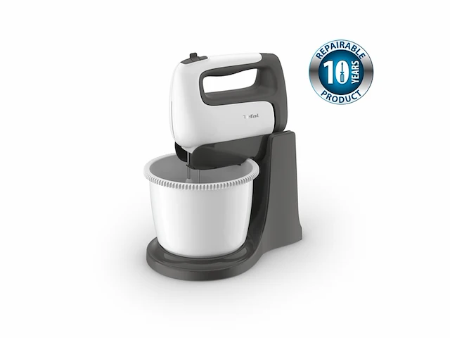 Tefal ht464138 prep'mix handmixer met roterende kom 2,5 l 500 w wit - afbeelding 3 van  3