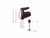 Tefal ht6525 powermix silence handmixer 600 w vermogen open handgreep snelheidsniveaus + turbofunctie - afbeelding 1 van  4