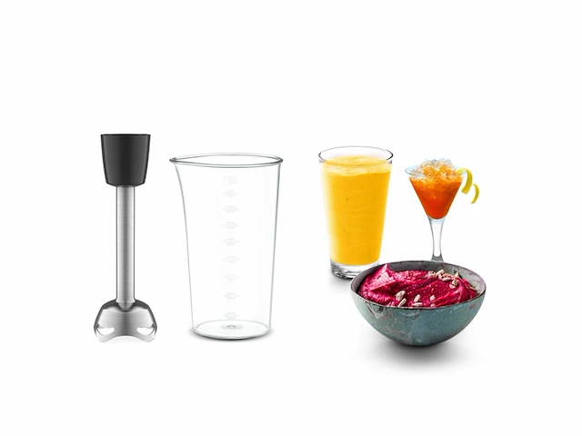 Tefal ht6525 powermix silence handmixer 600 w vermogen open handgreep snelheidsniveaus + turbofunctie - afbeelding 3 van  4