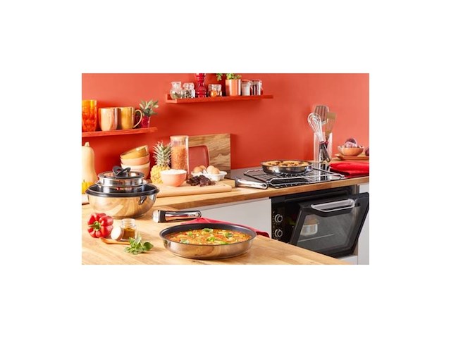 Tefal ingenio preference pannenset braadpannen 24cm + 28cm anti aanbak - afbeelding 3 van  4