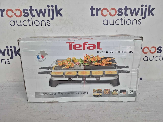 Tefal inox & design 3-in-1 re45a8 - gourmetstel - afbeelding 2 van  2