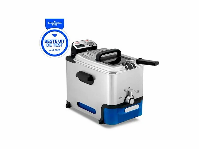 Tefal oleoclean pro inox & design fr8040 - koude zone frituurpan - afbeelding 1 van  3