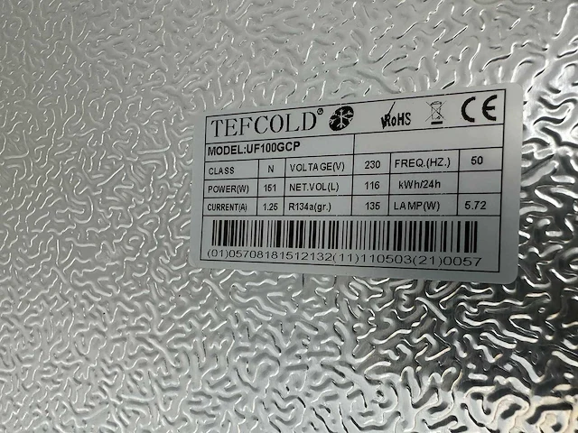 Tefcold - koelkast - afbeelding 3 van  3