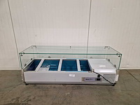 Tefcold - saladiere - opzet koelvitrine - vk38-120-glas - afbeelding 1 van  2