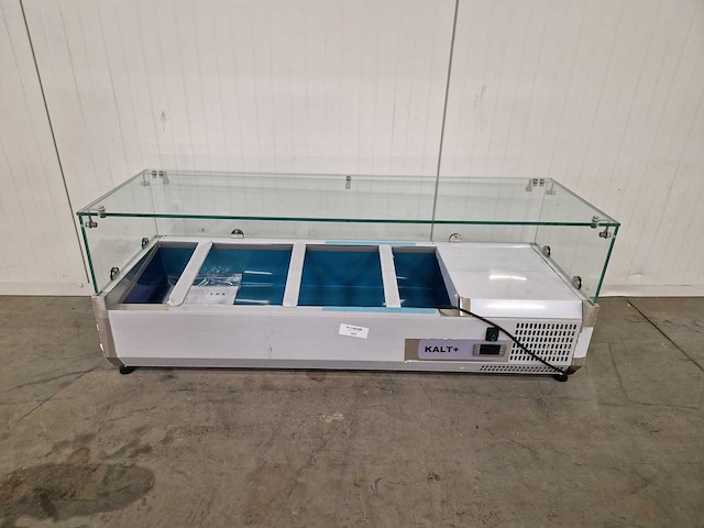 Tefcold - saladiere - opzet koelvitrine - vk38-120-glas - afbeelding 1 van  1