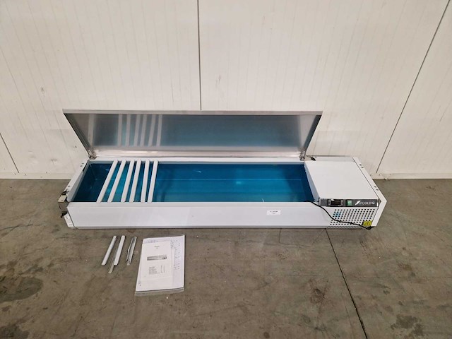 Tefcold - saladiere - opzet vitrine - vk38-160 s/s lid - afbeelding 2 van  3