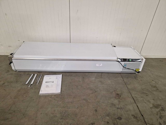 Tefcold - saladiere - opzet vitrine - vk38-160 s/s lid - afbeelding 1 van  2