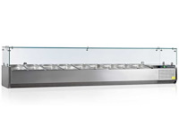 Tefcold - saladiere - opzet vitrine - vk38-200-glas - afbeelding 2 van  2