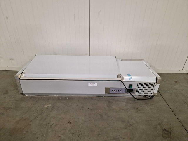 Tefcold - saladiere -opzet koelvitrine - vk38-120 s/s lid - afbeelding 1 van  3