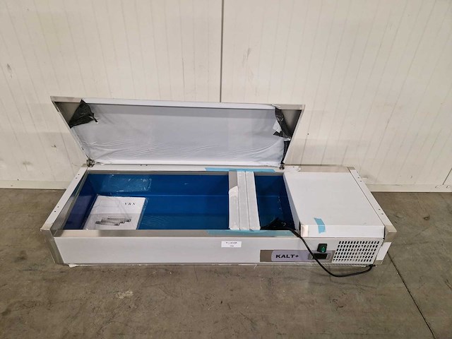 Tefcold - saladiere -opzet koelvitrine - vk38-120 s/s lid - afbeelding 2 van  3