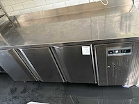 Tefcold 3-deurs koelwerkbank