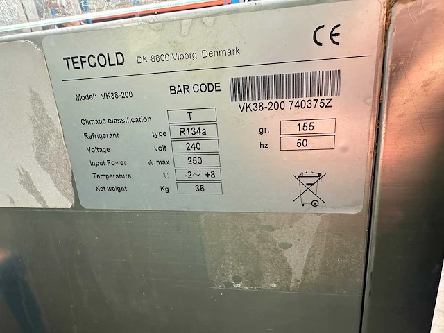 Tefcold koelvitrine / saladiere - afbeelding 5 van  5