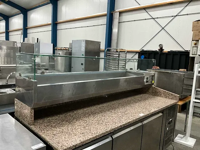 Tefcold pt 1300 pizzawerkbank met saladiere - afbeelding 4 van  11