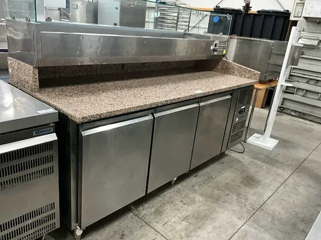 Tefcold pt 1300 pizzawerkbank met saladiere - afbeelding 5 van  11