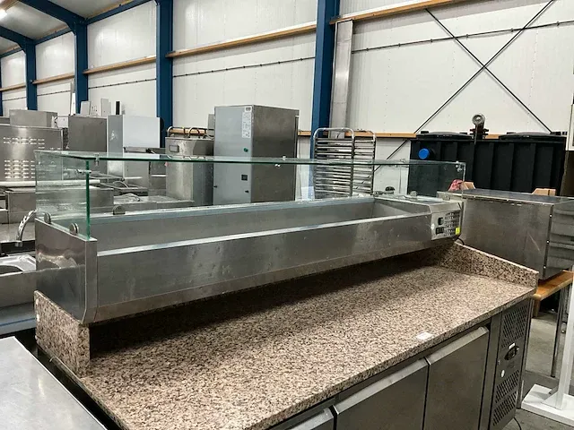Tefcold pt 1300 pizzawerkbank met saladiere - afbeelding 10 van  11