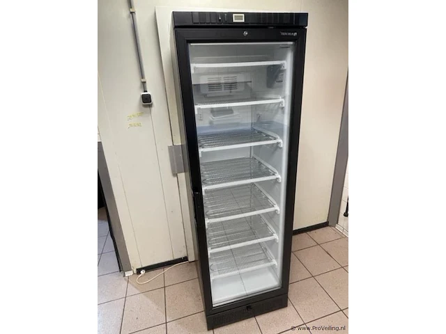 Tefcold vrieskast met glazendeur - model ufsc370g-p - 60x60x184cm - afbeelding 1 van  4