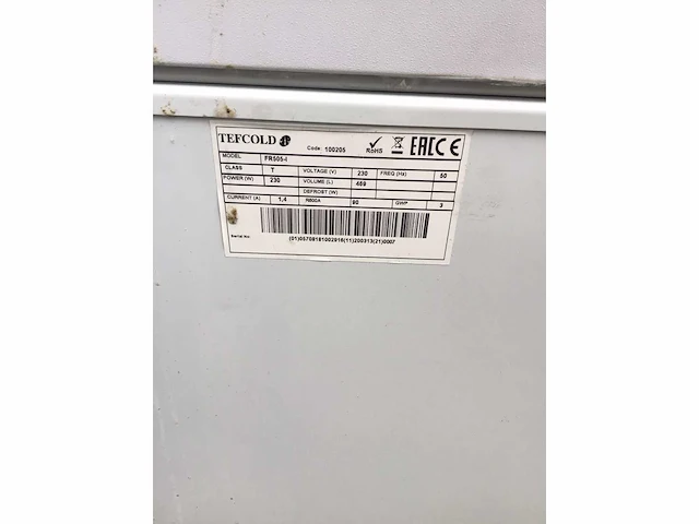 Tefcold vriezer - afbeelding 7 van  7