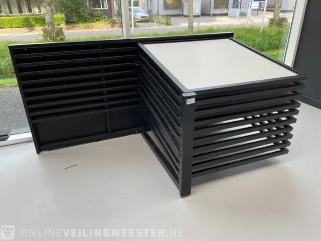 Tegelkast, zwart - afbeelding 1 van  5