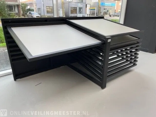 Tegelkast, zwart - afbeelding 3 van  5
