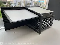 Tegelkast, zwart - afbeelding 3 van  5