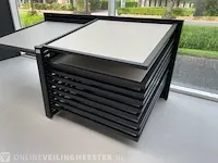 Tegelkast, zwart - afbeelding 4 van  5